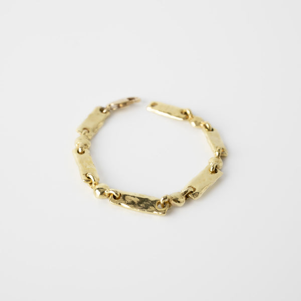 Flat & Round Links Bracelet