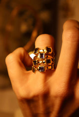 Gold Band with Sapphire,  N°1