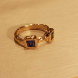 Gold Band with Sapphires,  N°2