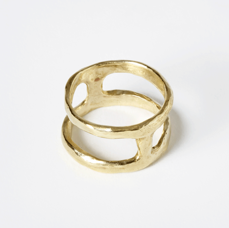 Linked Bands Ring