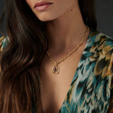 The Centre Piece Citrine gold necklace