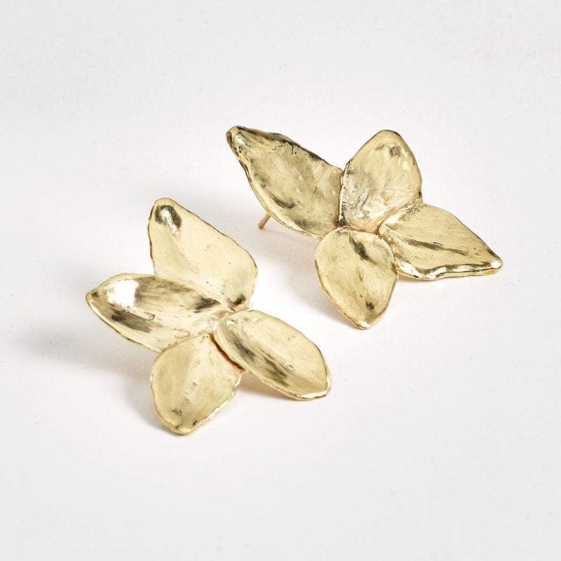 Four seasons gold earrings