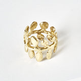 Surrounding branch gold ring