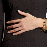 The two pillars gold ring